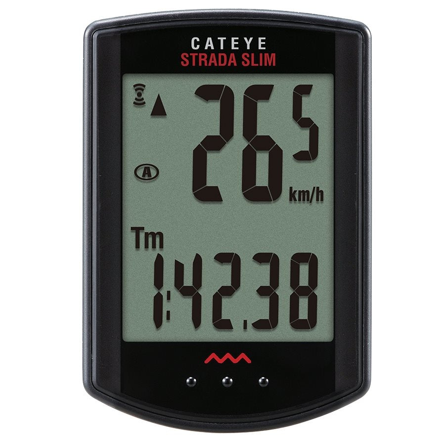 CatEye Strada Slim Wireless Cycle Computer, with Road sensor