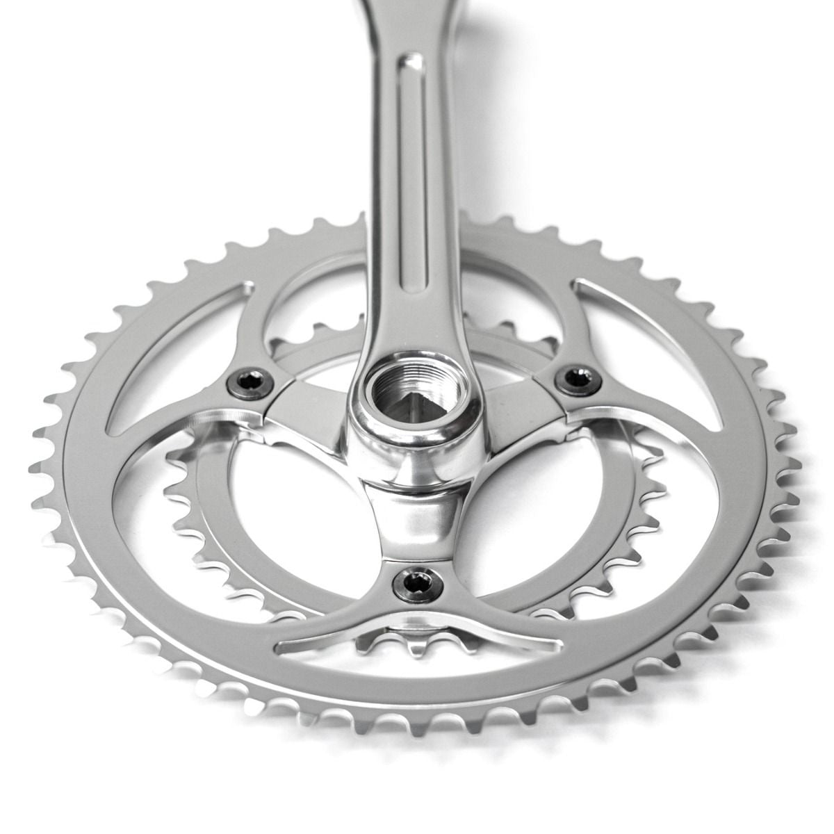 Pédalier Double Blue Lug YMC-W Argent