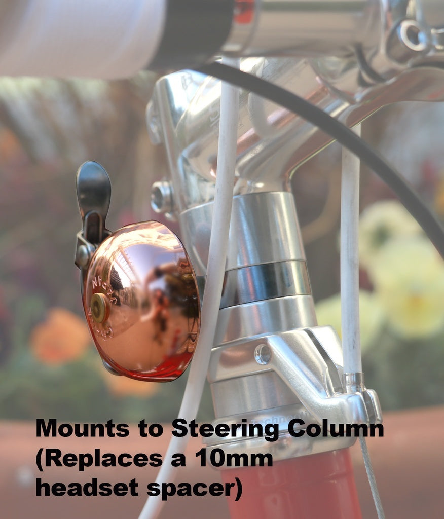 Mini Suzu Stem Bell, Headset Spacer Mounted