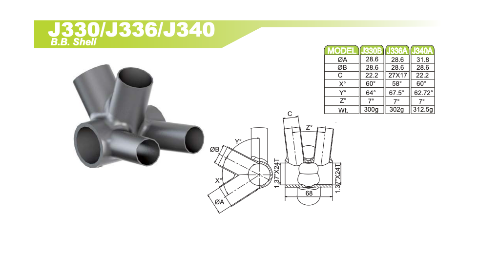 Allotec Bottom Bracket Shell
