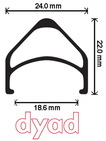 Velocity Dyad Rim 650B/27.5"