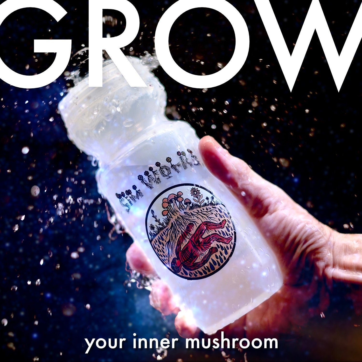 Human Mushroom Bottle