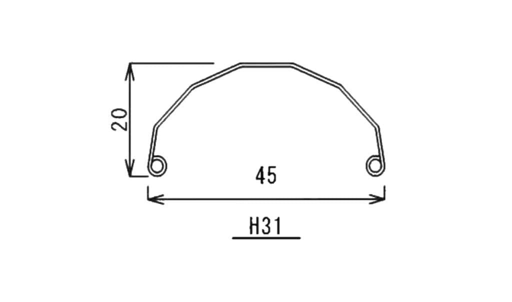 Garde-Boues Honjo - 700C Fini Martelé