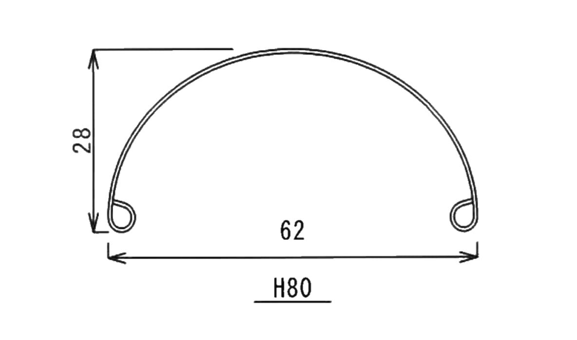 Garde-Boues Honjo - 26po Lisse