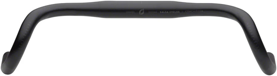 (DIS) Guidon Salsa Cowchipper Drop Handlebar - Aluminum, 31.8mm, Black