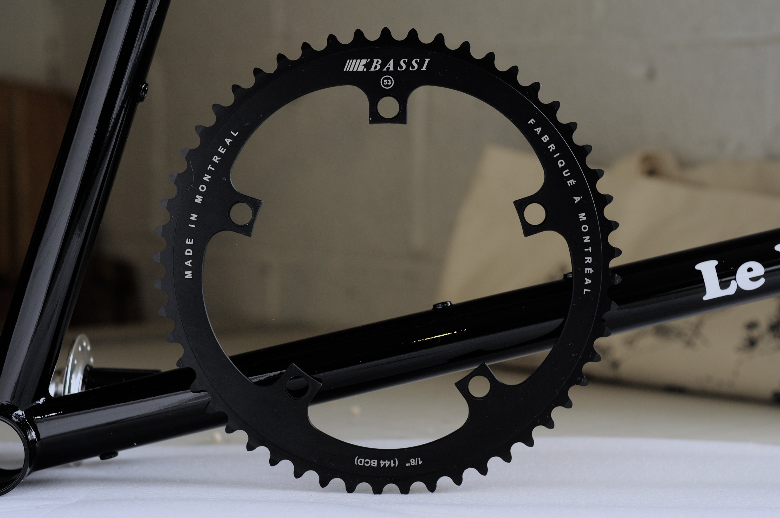 Bassi Single Speed 144 BCD 53T 1/8" Chainring