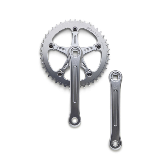 Bassi Narrow-Wide Crankset High Silver 44t