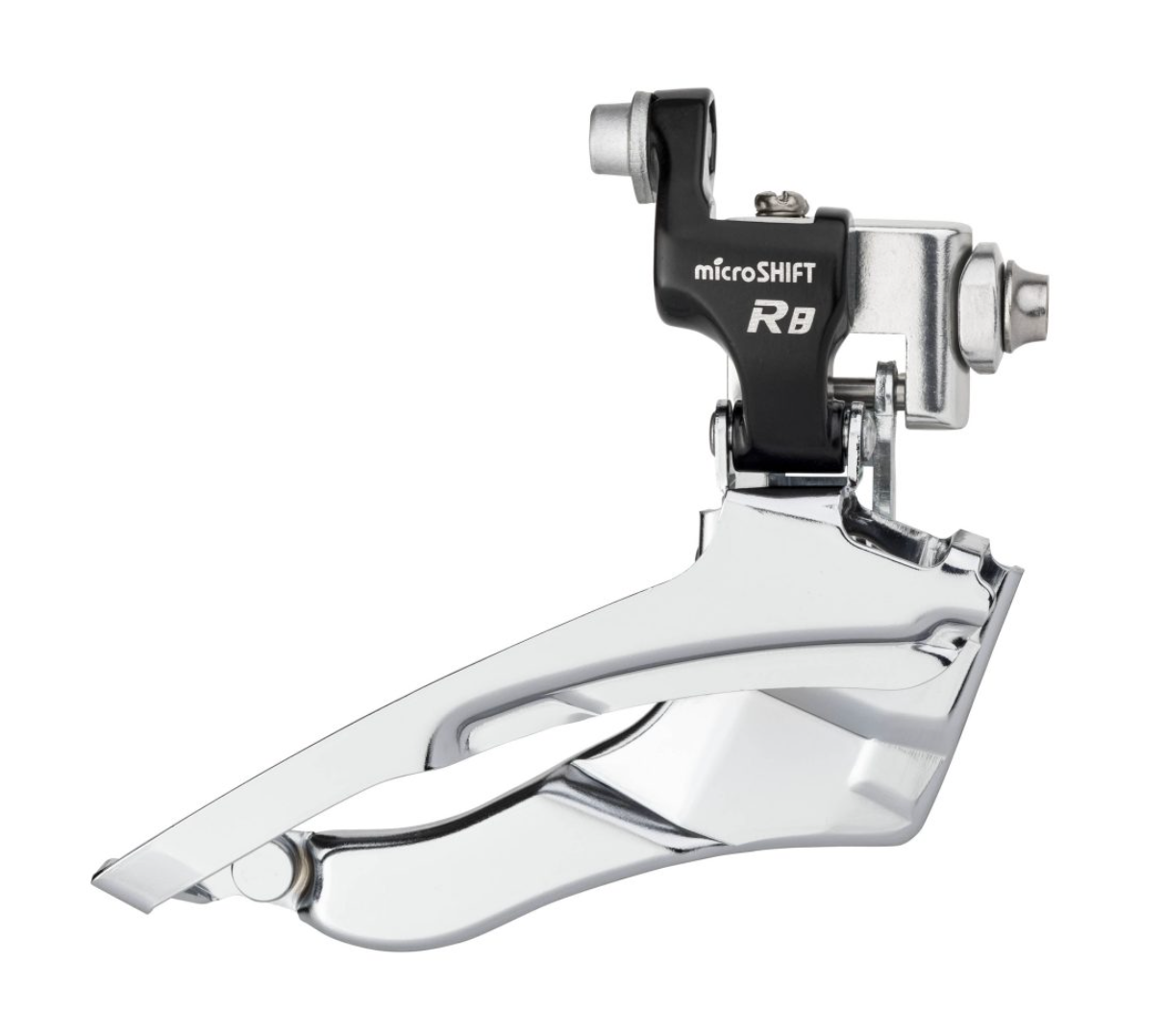 Microshift Front DerailleurTriple 3X8 FD-R253-F Braze-on