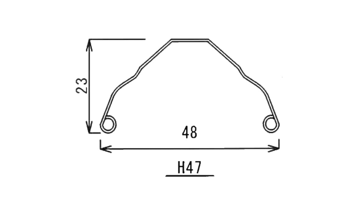 Garde-Boues Honjo - 700C Fini Martelé