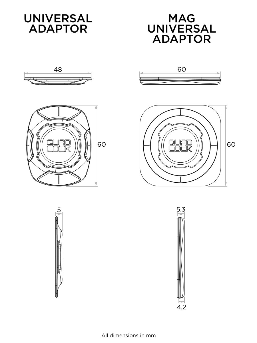 Quad Lock Original Universal Adaptor