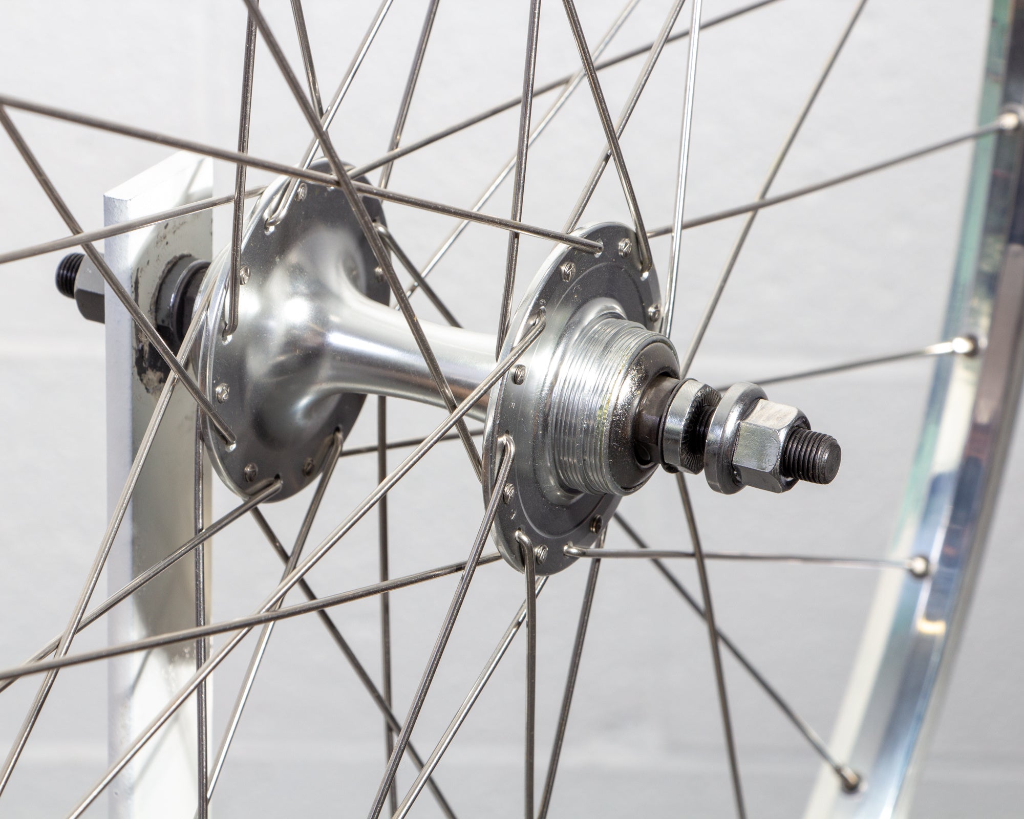 Handmade Bloomfield Track Wheels - CR18 Polished, 650B