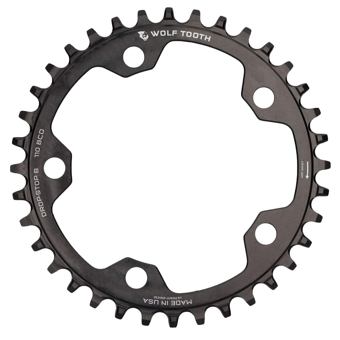Wolf Tooth Narrow Wide Drop-Stop Chainring
