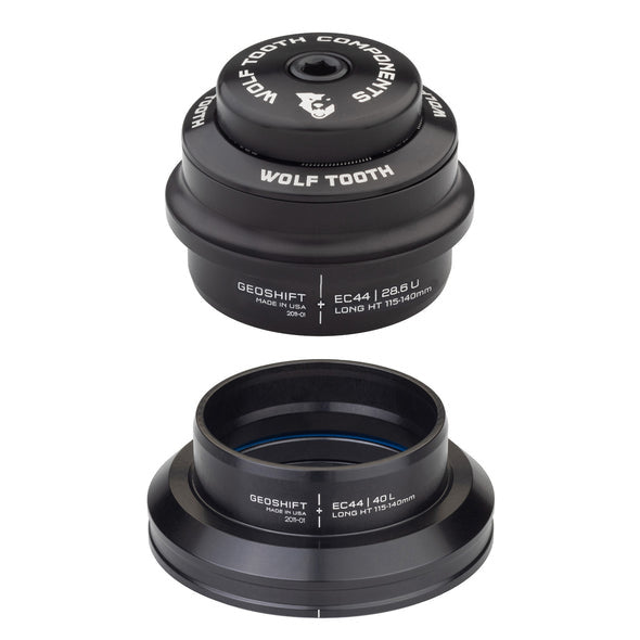 Wolf Tooth Components 1º Degree GeoShift Performance Angle Headset Black