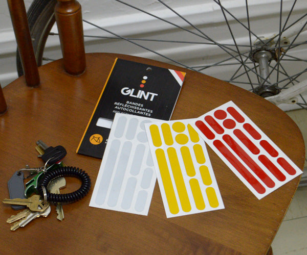 Glint bike frame reflector kit