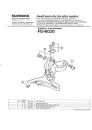 Shimano Exage FD-M320 Band-type (28.6mm) Front Derailleur