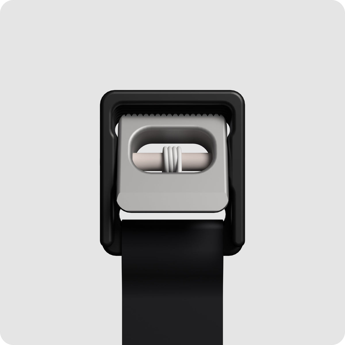Noire/Black // Stainless Pin // Boucle Noir/Black & Raw  Buckle