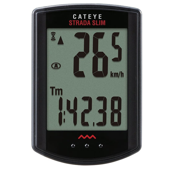 CatEye Strada Slim Wireless Cycle Computer, with Road sensor