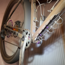 Botched Bikes Cage de chargement en acier inoxydable