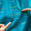 T-shirt Blue Lug Guidons Nitto Handlebar