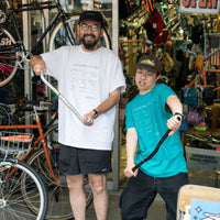 T-shirt Blue Lug Guidons Nitto Handlebar