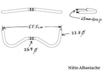 Guidon Nitto Albastache (RM-017) 