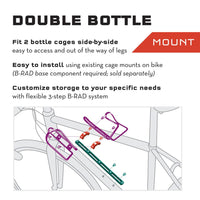 Wolf Tooth B-RAD Double Bottle Adapter