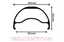 Velocity Blunt 35 Rim - 27.5"/650B