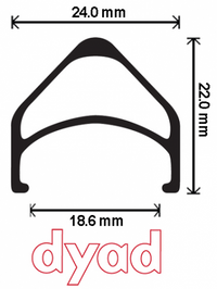 Velocity Dyad Rim 700C
