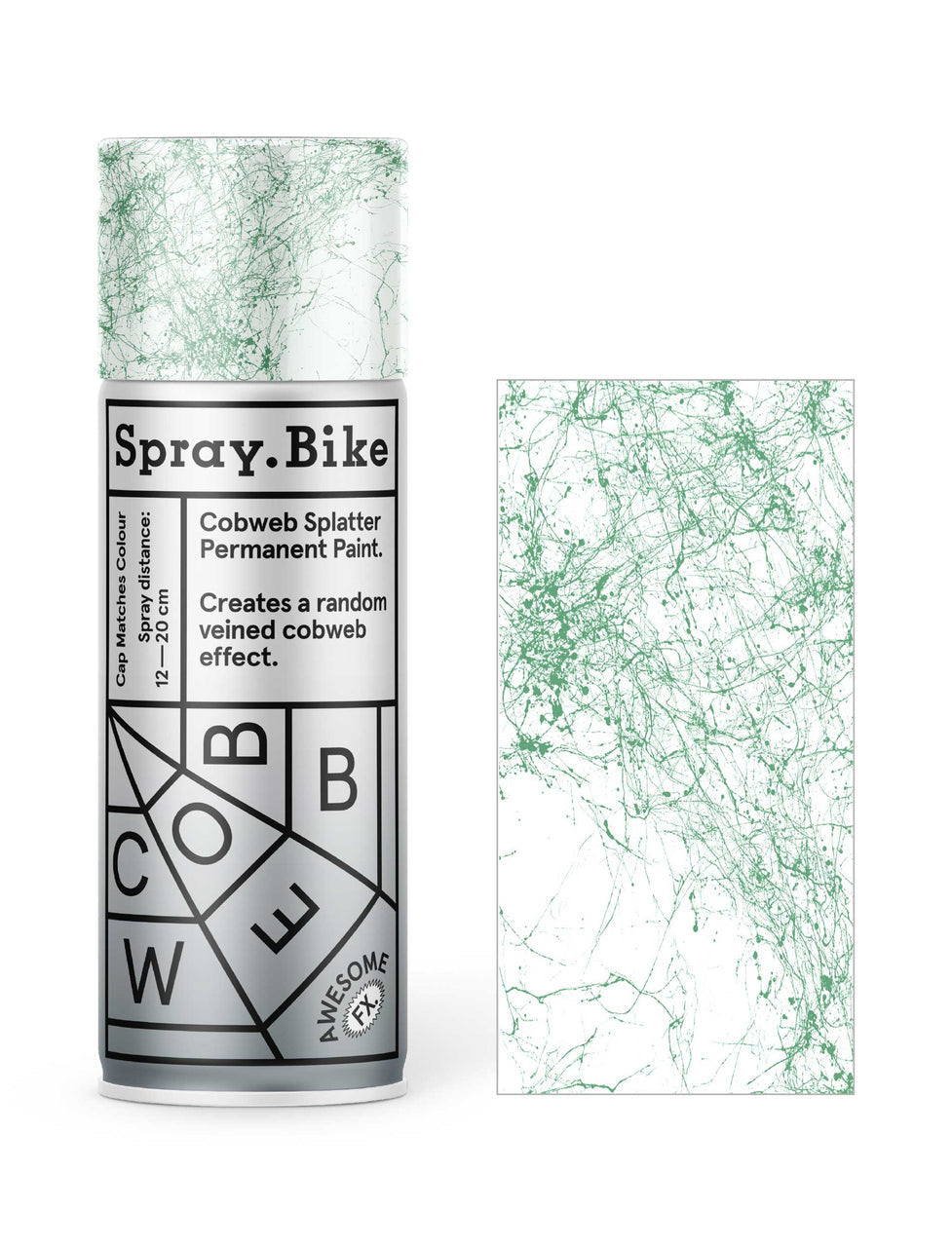 Spray.Bike Paint - Cobweb Splatter Series