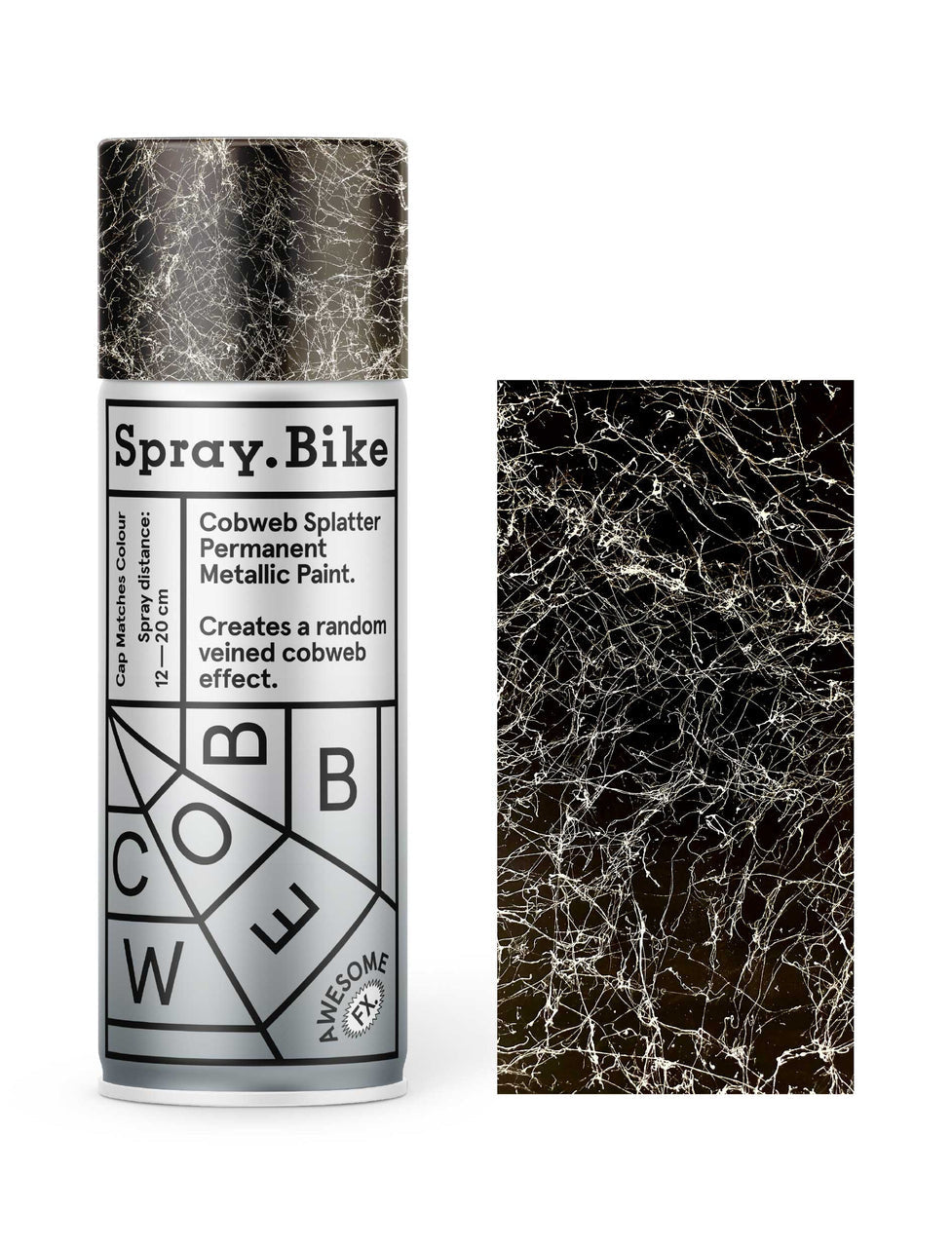 Spray.Bike Paint - Cobweb Splatter Series
