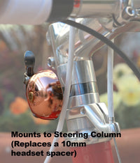 Mini Suzu Stem Bell, Headset Spacer Mounted