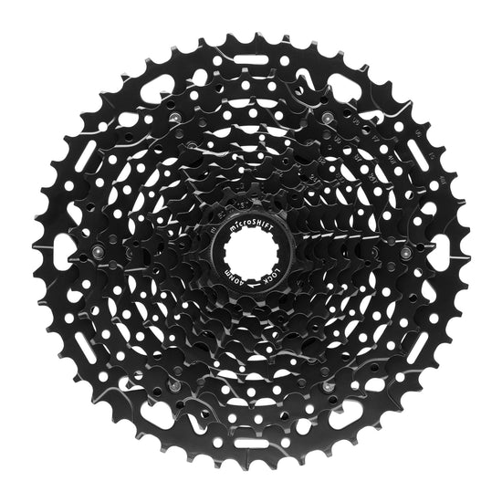 Microshift 10-speed Wide-Range Cassette, Steel, 11-48t