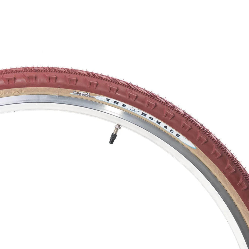 Bourgogne x Beige // Burgundy x Tan 700C x 43 (45-622)
