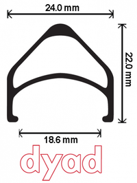 Jante Velocity Dyad 700C