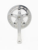 Bassi Narrow-Wide Crankset Low Silver 38t w/ Chainguard