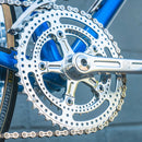 Pédalier Double Velo Orange Grand Cru 110 Drillium