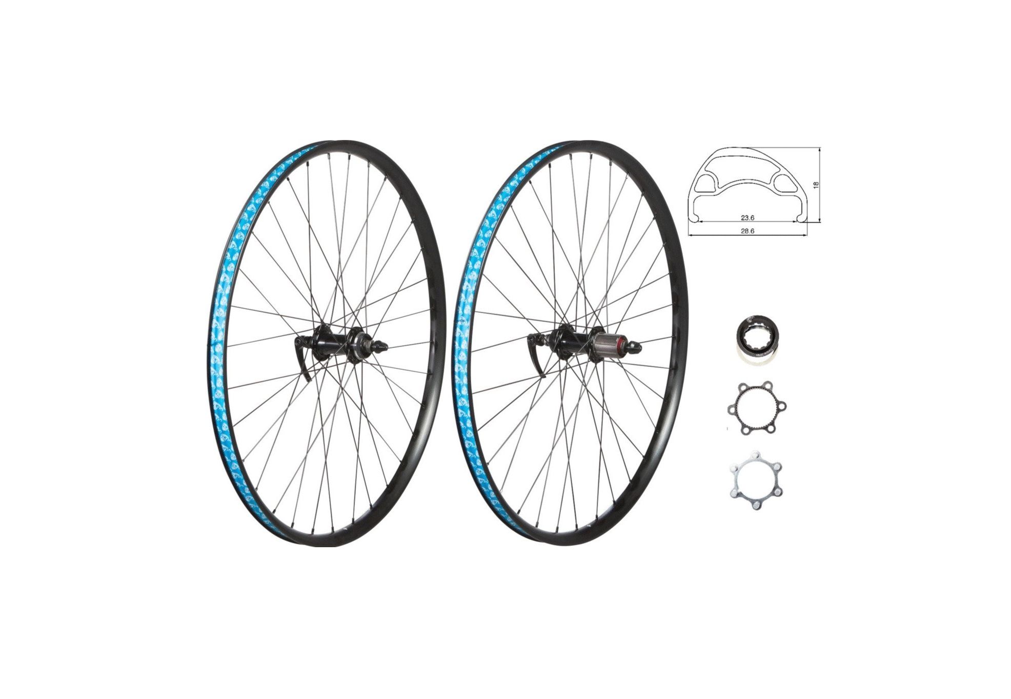 49N Wheel 26" Disc Brake Black (QR)