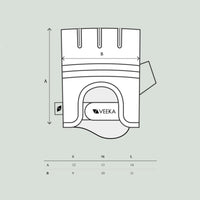 Veeka #1980 RFLTV Dark Reflective Gloves