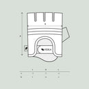 Veeka #1980 RFLTV Dark Reflective Gloves