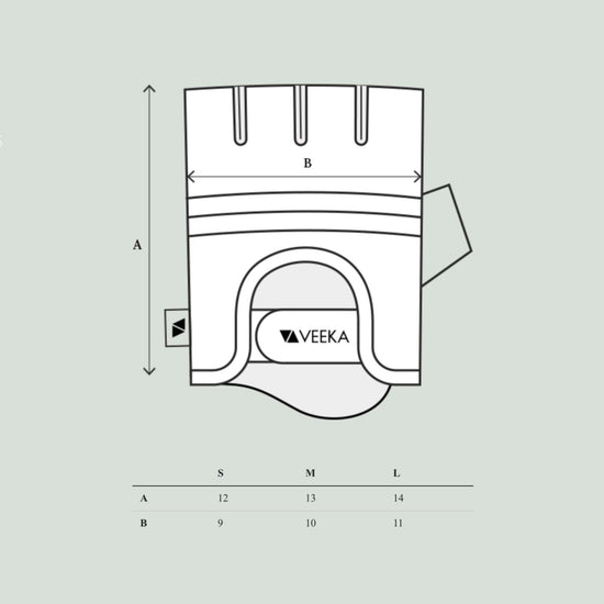 Veeka #1980 RFLTV Dark Reflective Gloves
