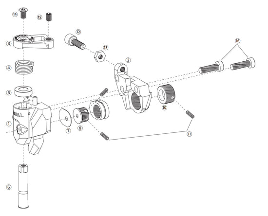 Growtac Equal Brake Repair Parts