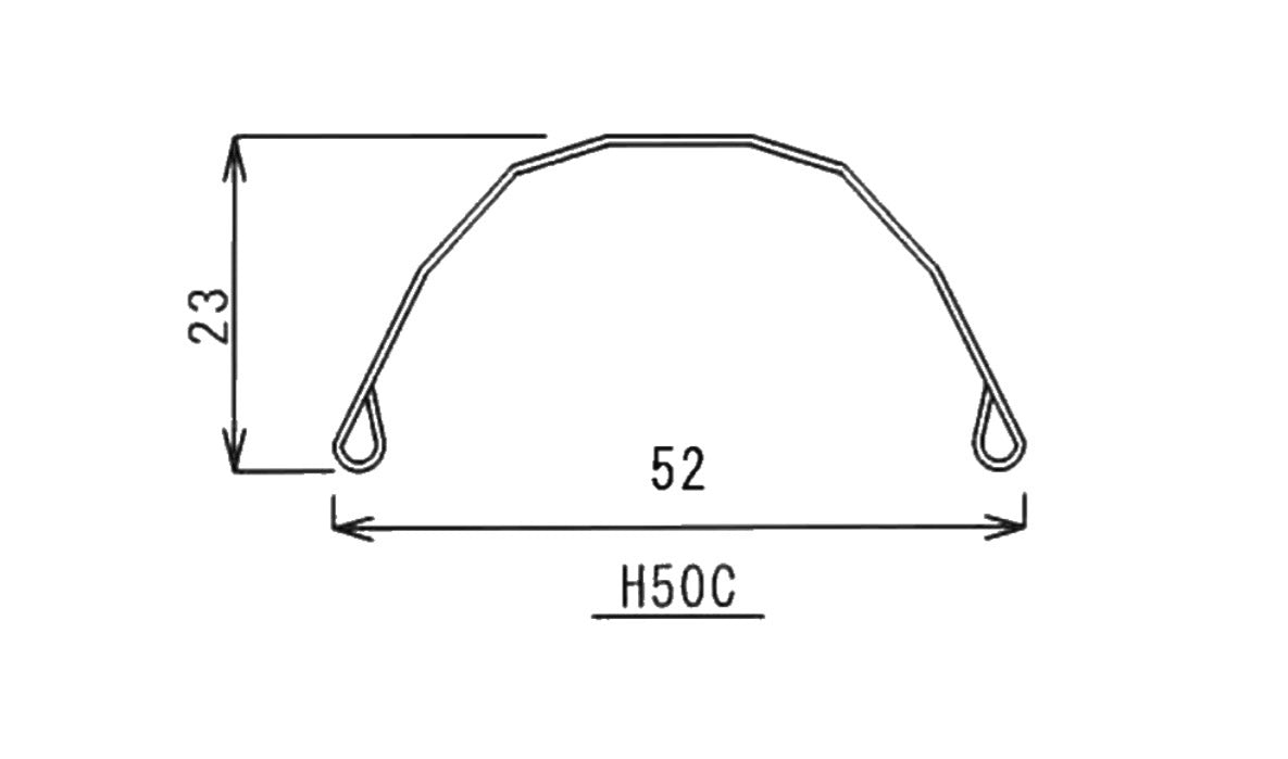 Garde-Boues Honjo - 700C Fini Martelé