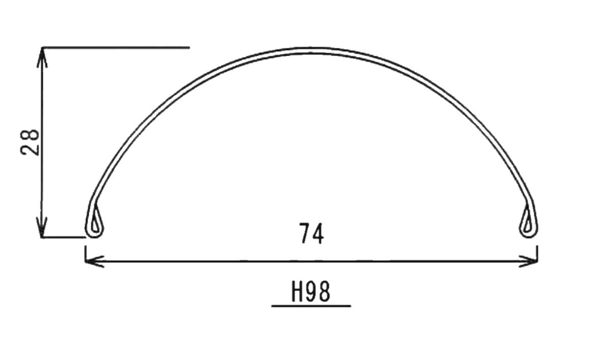 Garde-Boues Honjo - 26po Lisse