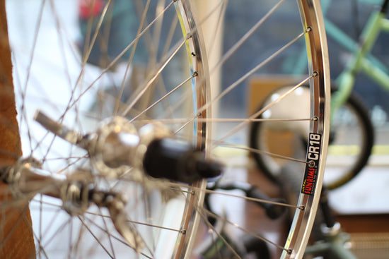 Polished Sun Ringle CR18 700C Wheel