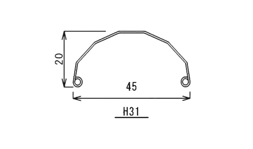 H31 45mm Faceted
