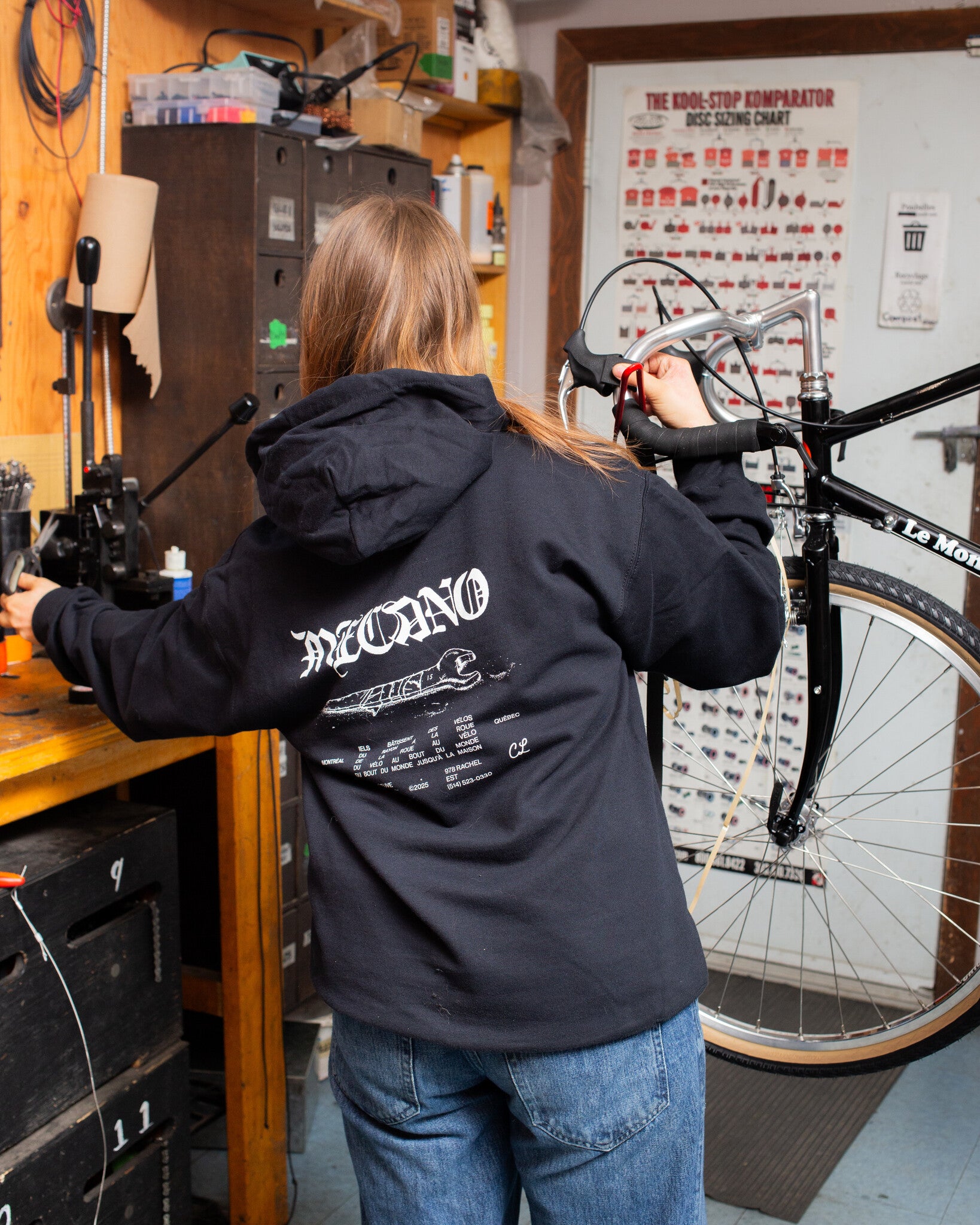 Hoodie C&L Mecano Black / Noir