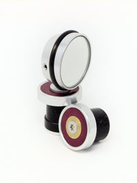 Berthoud Silver Mirror and Bar-end Set