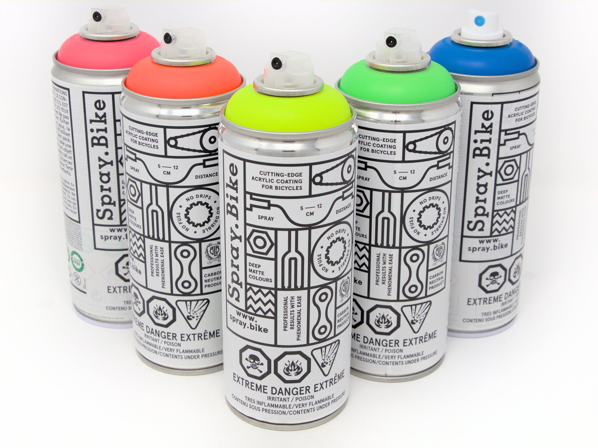 Spray.Bike Paint 400mL - Fluorescent Series