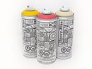Spray.Bike Paint 400mL - London Series, Yellow and Red shades