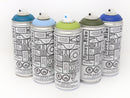 Spray.Bike Paint 400mL - London Series, Blue and Green shades